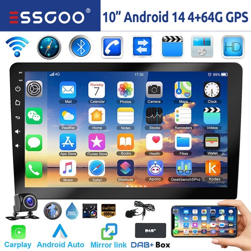 Autoradio dab 4 64g - 10", 2din