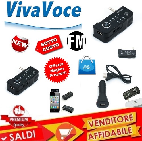 Kit trasmettitore vivavoce - vivavoce, fm