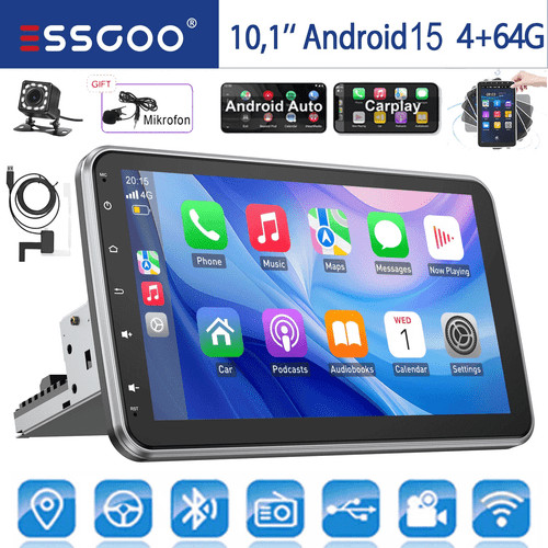 Dab 64gb carplay autoradio - dab+, 4g+64gb