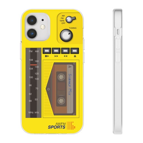 Custodia iphone cassetta radio - cassetta,